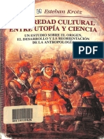 Krotz, Esteban - 2002 - La Otredad Cultural Entre Utopía y Ciencia - Crec-Y Frag de La Ant PDF