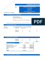 Liquidacion de Beneficios Sociales en Excel