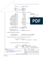 Angle Section Design Analysis