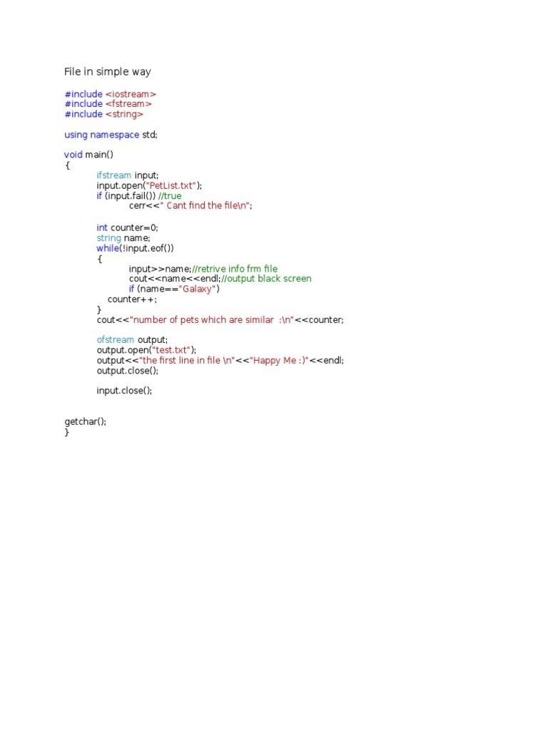 File in Simple Way | PDF | Computers