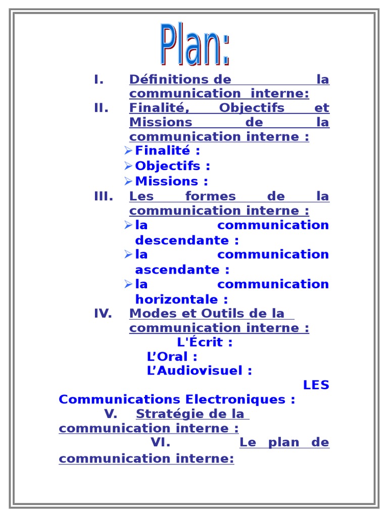 Communication interne : types et enjeux | PDF | Visioconférence | la ...