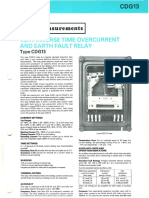 Manual Relé Ge CDG-13 PDF