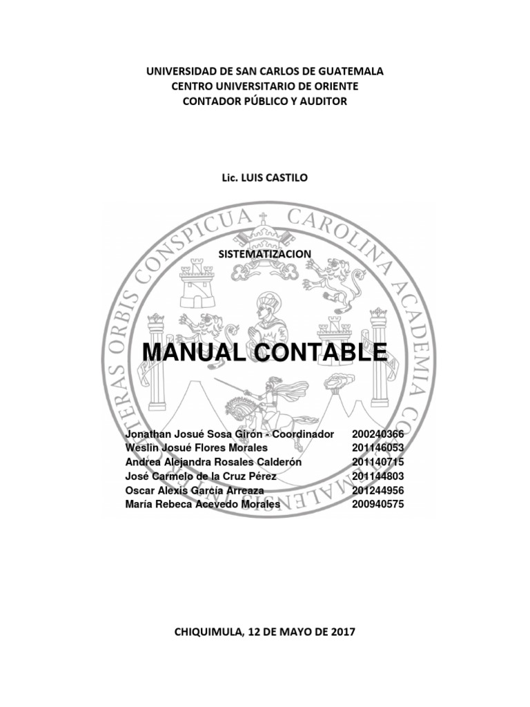 Catálogo de Cuentas Contables | PDF | Contabilidad | Auditoría financiera