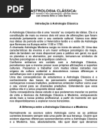 Astrologia Clássica e Horária