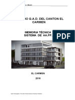 Memoria Tecnica Edificio G.A.D Del Carmen