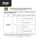 RESULTS 64 Electrical