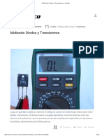 Midiendo Diodos y Transistores - NeoTeo