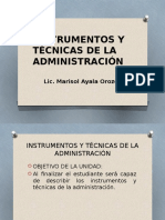 2 Instrumentos y Técnicas de La Administración