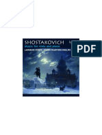Shostakovich Music for Viola and Piano cover disk