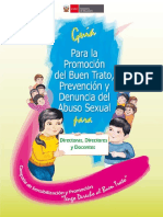 Guia Promocion Del Buen Trato Prevencion y Denuncia Del Abuso Sexual PDF