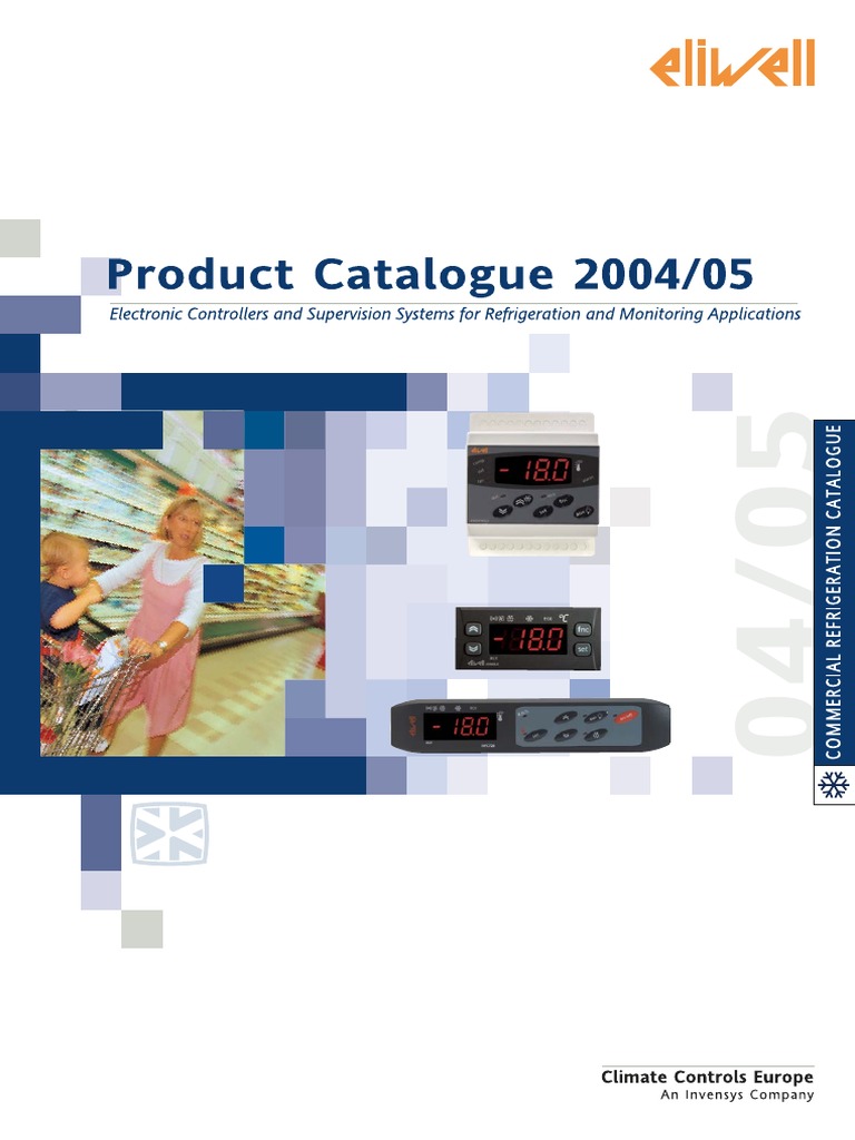 ELIWELL IS974LX Controller + EWEM 243 Power Slave Modul + Kabel – Für Kühlung ELIWELL Kabel