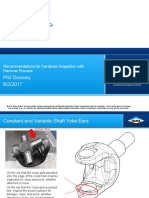 Recommendations For Cardanes Inspection With Hammer Process