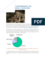 Emisiones Contaminantes en Motores Diesel y Gasolina