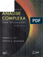 Análise Complexa Com Aplicações - Dennis G.Zill e Patrick D. Shanahan PDF