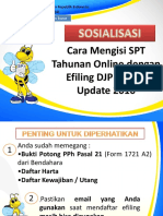 Cara Mengisi SPT E Filling 2016 PDF