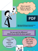 Direct & Indirect Speech