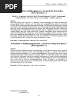 Download 7912-12945-1-SM Formulasi Krim Antihiperpigmentasi Ekstrak Kulit Buah Delima by Aldila Dina Hairunnisya SN350228193 doc pdf