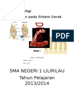 Ulasan Biolog1 Kelainan Pada Sistem Gerak