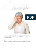 Trigeminal Neuralgia Adalah Sebuah Gangguan Rasa Sakit Yang Memengaruhi Saraf Trigeminal