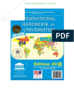 UNESCO International Handbook of Universities 2018 Pre-Release