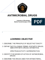 Antimicrobial Drugs: Laboratory of Microbiology Medical Faculty Brawijaya University