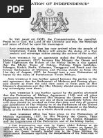 Proclamation of Independence 1957 PDF