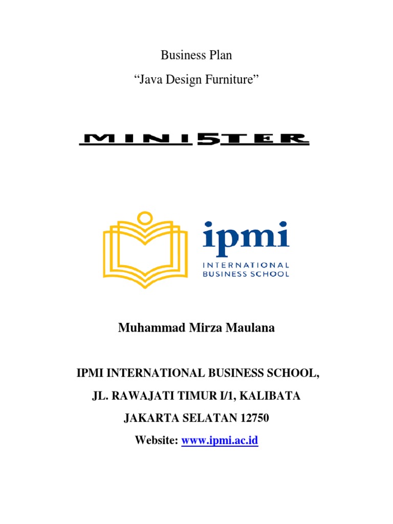 Business Plan Furniture International | PDF | Retail | Strategic Management