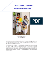 Addis Ababa Fistula Hospital Quarterly Report January 2008