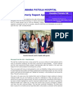 Addis Ababa Fistula Hospital Quarterly Report April 2009