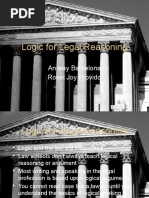 Logic For Legal Reasoning