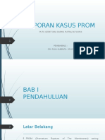 Laporan Kasus Prom