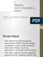 Developmental Psych: Children & Adolescents (39
