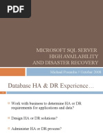 SQL Server High Availability