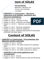 Content of SOLAS
