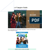 The Sims 4 Vampire Guide
