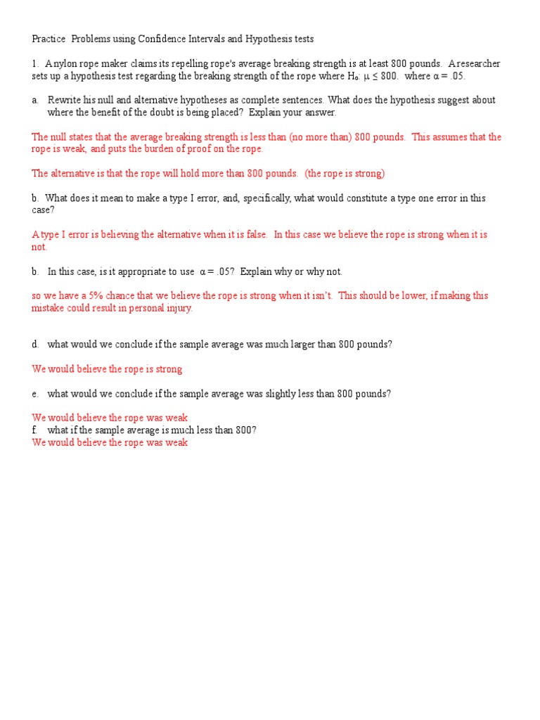 HTCI Solutions | PDF | Confidence Interval | Statistical Hypothesis Testing