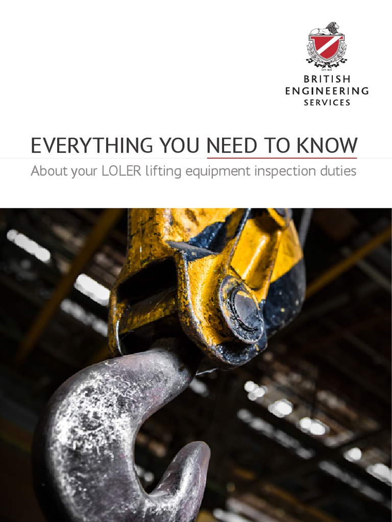 LOLER Inspection Duties Guide | PDF | Risk | Occupational Safety And Health