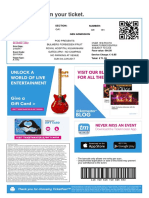 Keep Me Safe, I'm Your Ticket.: Unlock A World of Live Entertainment Give A Gift Card