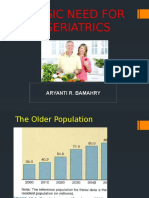 Basic Need For Geriatrics