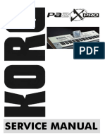 Manual Service Korg Pa 2x Pro PDF