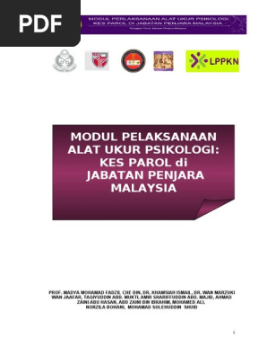 Modul Pelaksanaan Alat Ukur Psikologi Pdf