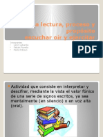 La Lectura Proceso y Propósito