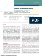 2013 Appropriate Utilization of Cardiovascular Imaging