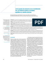 2013 Relacion de Las Quejas de Memoria Con El Rendimiento de Memoria, El Estado de Ánimo y Variables Sociodemográficas en Adultos Jóvenes PDF