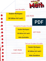 Basic Student Bundle 648 MXN: Student Workspace + SE Edition Vol 1 and 2