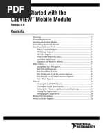 Getting Started With The Labview Mobile Module