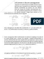 Trasformazioni Di Lorentz