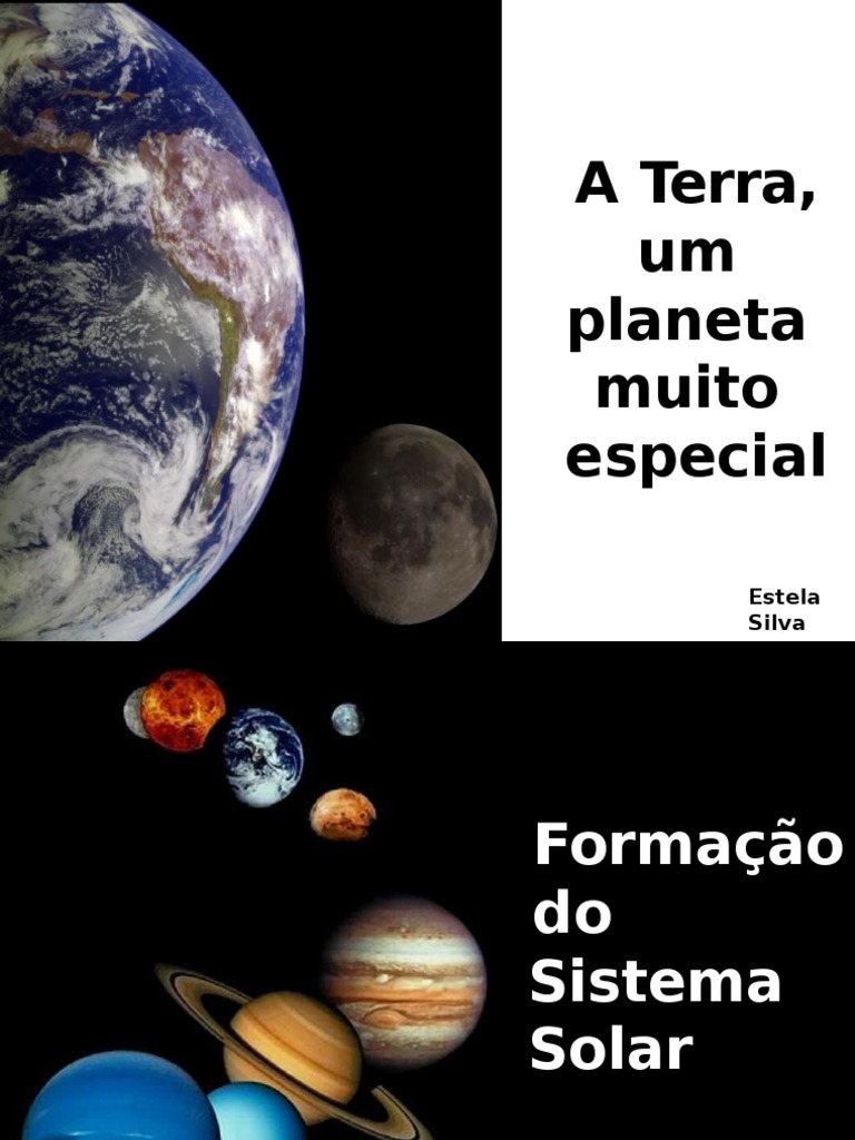 A Terra Um Planeta Especial | PDF | Sistema Solar | Planetas