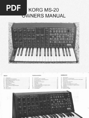 Korg Ms Owners Manual Pdf