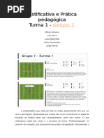 Relatório Ação Formação Iniciação Futebol